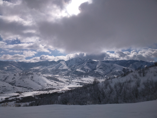 Utah in the snow