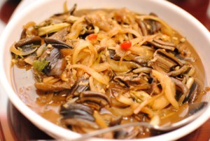 eel dish