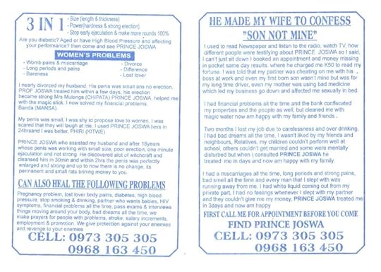 African Witch Doctor PRINCE JOSWA