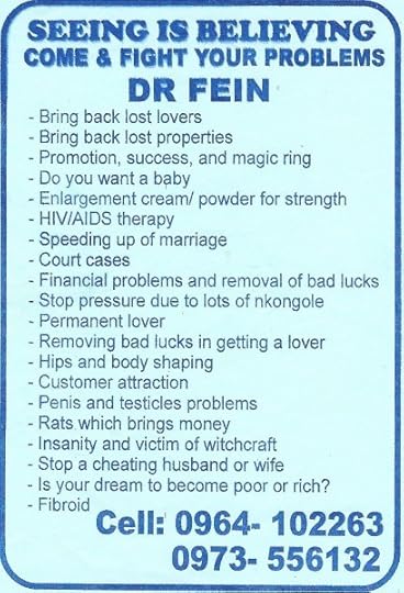 African Witch Doctor Fein