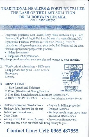 African Witch Doctor Lubobya