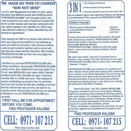 African Witch Doctor Kalema