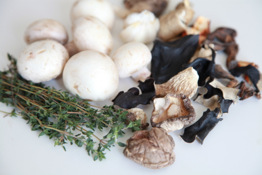 Mushroom broth