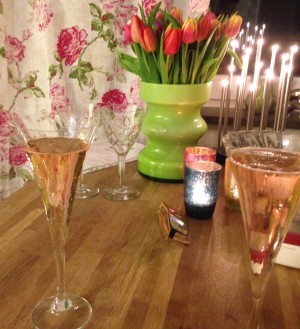 Igår kom min kompis Trude förbi på middag och mello.