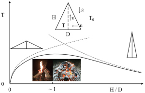The clashing asymptotes define this behavior, and the method of intersecting the asymptotes18 pinpoints the architecture, the design. Photographs taken by Adrian Bejan.