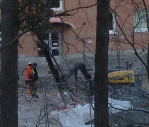 En av cirka sju maskiner från helvetet.