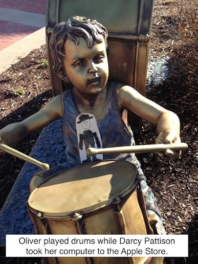 Oliver joins a drummer. | DarcyPattison.com