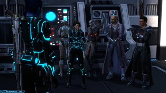 My Imperial agent's team of companions in Star Wars: The Old Republic