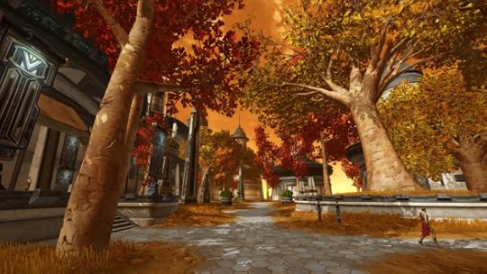 The streets of Voss-ka in Star Wars: The Old Republic
