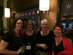 After the banquet with Lisa Alber, Catriona McPherson, and Cindy Brown.
