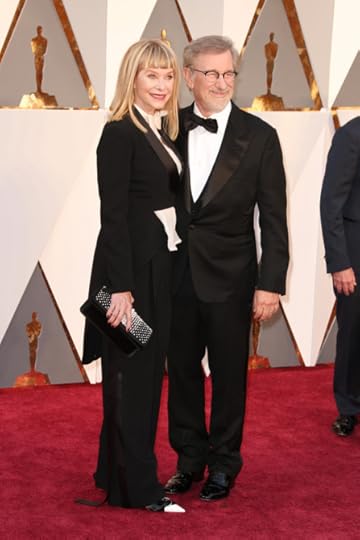 Kate Capshaw and Steven Spielberg academy awards red carpet