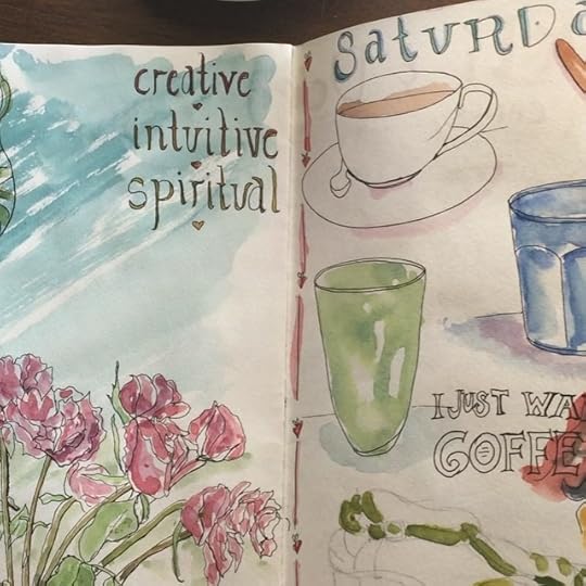 Sharing a peek into my illustrated journal pages from the last few weeks. Living life in full color and drawings is one of my favorite things about being Cynthia Morris.