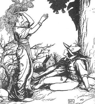 The Swan Maiden by Howard Pyle