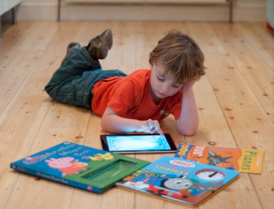 boy with ipad