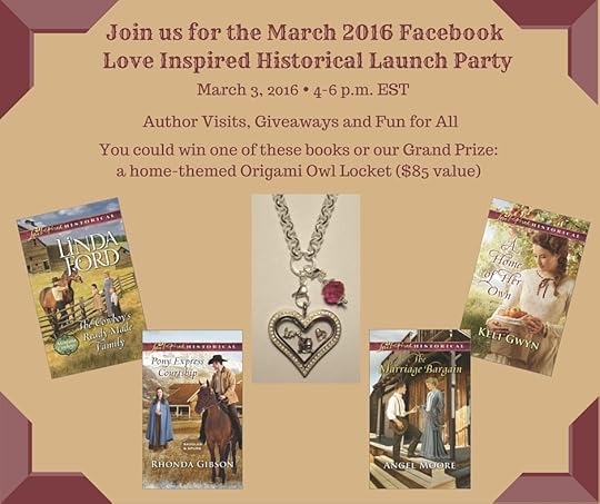 March 2016 Love Inspired Historical Launch Party