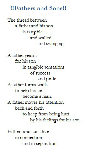 poem-fathers and sons