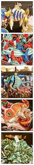 aquatic ornament collage