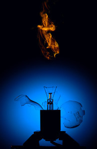 photo of an electric ghost
