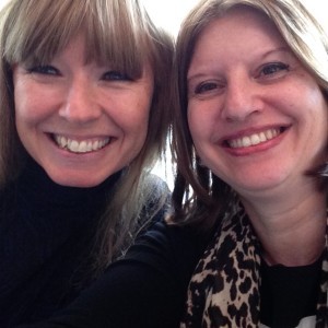 Sen träffade jag Frida Zetterström, på Riche. Frida ger stylingtips i TV4. Imorgon bitti, tex.