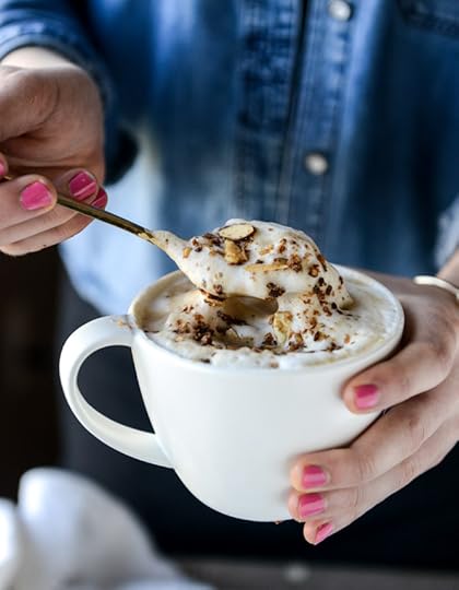 how to make an oatmeal latte I howsweeteats.com