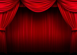 Red Stage Curtain