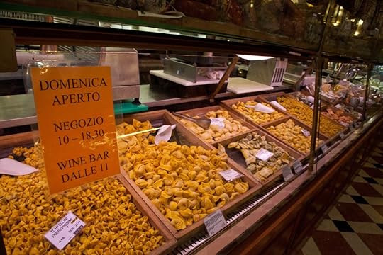Pasta selection at Tamburini
