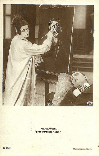 Maria Widal in Das sterbende Modell (1918)