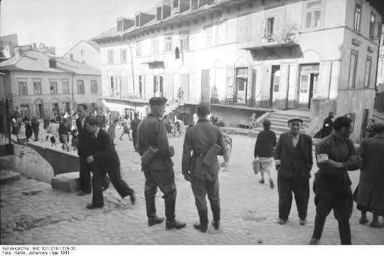 German soldiers in the Lublin Ghetto, May 1941 (German Federal Archive: Bild 101I-019-1229-30)