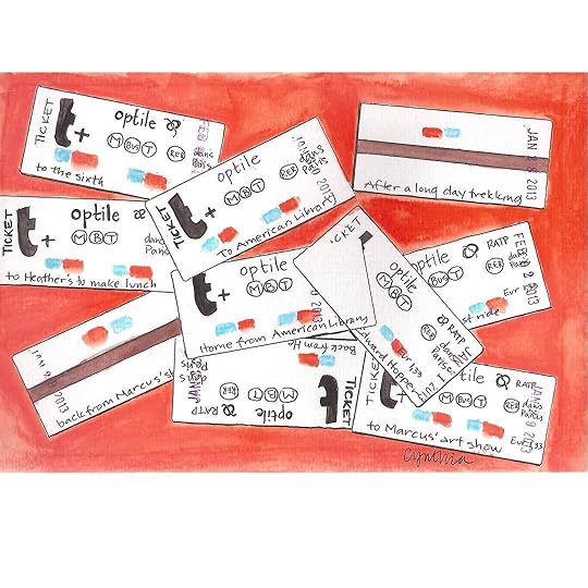Going Places, 5x7 watercolor and ink 2013. This is one of the Paris paintings I sold in 2013. I always wanted to make a piece of metro ticket-related art and here it is! I am so excited to go to Paris in May and June to work as an artist. I’m spending time in the next weeks getting clear on what that means for me. I worked with my art mastermind buddy @cassiacogger to explore my painting creative edge. I’m very excited to bring my art to its next level in just a few months. Stay tuned for how you can be part of my upcoming Paris adventure!