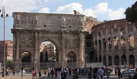 The Arch of Constantine and Roman Colosseum
