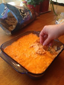 Spotlight: Mark Ruffalo Chicken Dip with chips