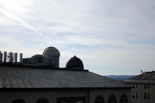 The Union college Observatory dome and the Nott Memorial dome.