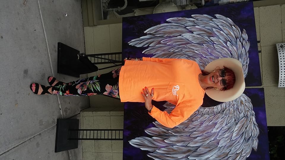 Taken in front of the Angel store
