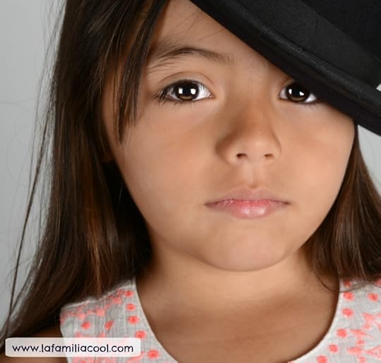 Nice Image of a young latino Actress with Bowler hat