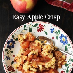 Easy Apple Crisp Good Cheap Eats PIN