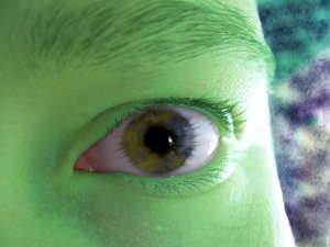 Green with envy.