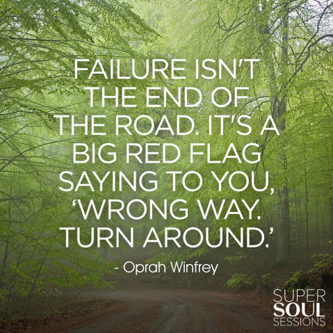 Oprah Winfrey Quote about Failure
