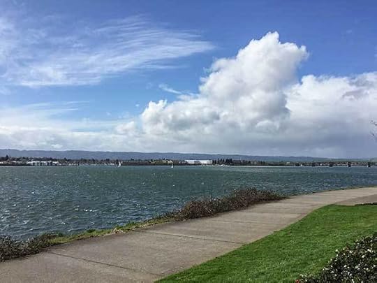 Columbia River on a windy February afternoon