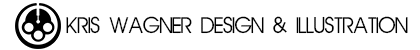 kris wagner design and illustration logo