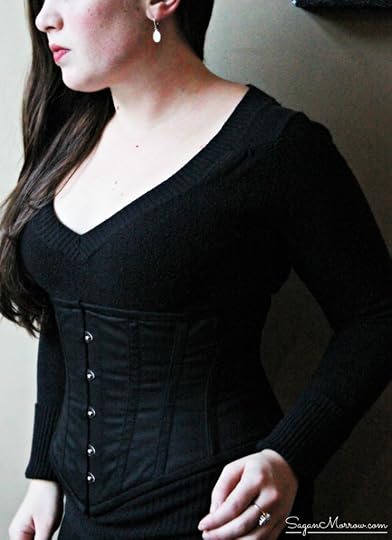corset style outfit of the day idea