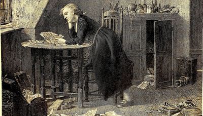 Chatterton in the muniments room