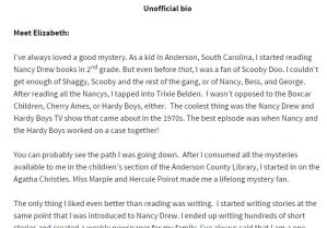 Unofficial bio