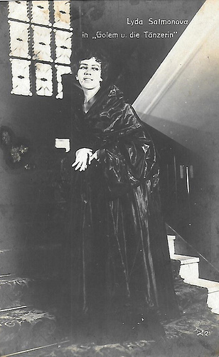 Lyda Salmonova in Der Golem und die Tänzerin (1917)