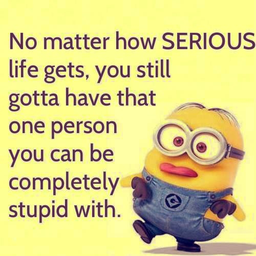 Minion goofball