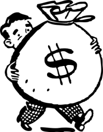 money bag BW
