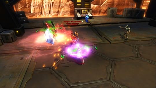 A tactical flashpoint with two tanks in Star Wars: The Old Republic