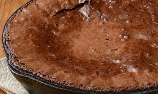 Cast Iron Brownies by Ramblings of a Bad Domestic Goddess