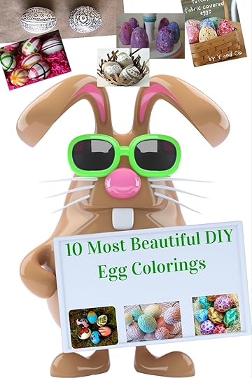 10 Most Beautiful DIY Egg Colorings by Mom N' Daughter Savings