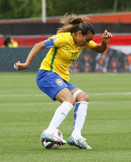 Brazilian star, Marta. PHOTO: CANADA SOCCER/ GREG AGNEW
