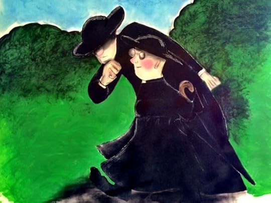 Mural at the Scuola Libera G.K. Chesterton (Photo by Rod Dreher)